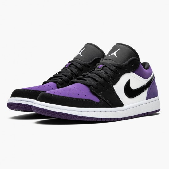 Nike Air Jordan 1 Low Court Purple W/M 553558-125