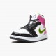 Nike Air Jordan 1 Mid White Black Cyber Pink Men CZ9834-100