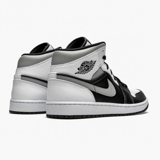Nike Air Jordan 1 Mid White Shadow W/M 554724-073