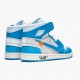 Nike Air Jordan 1 Retro High Off-White University Blue W/M AQ0818-148