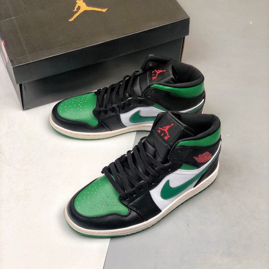 Nike Air Jordan 1 Mid Pine Green Men 554724-067