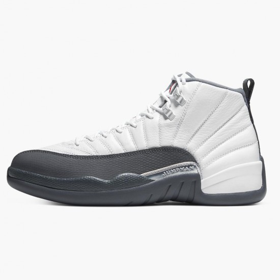 Nike Air Jordan 12 Retro White Dark Grey Men 130690-160