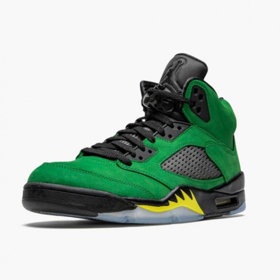 Nike Air Jordan 5 Retro SE Oregon Green Yellow W/M CK6631-307
