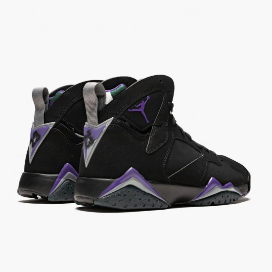 Nike Air Jordan 7 Retro Ray Allen Black Fierce Purpler Dark Stee Men 304775-053