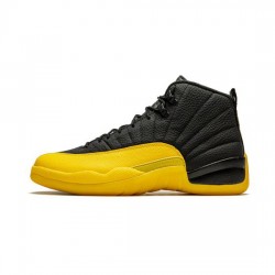 Air Jordan 12 Retro Black University  Basketball Shoes Mens  130690 070 