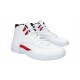 Air Jordan 12 Retro Twist White Red High Shoes Mens  130690 404