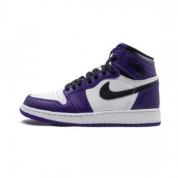 Air Jordan 1 Retro Outfit High OG Court Purple 2.0 White Women Men AJ1 Shoes 555088 500 