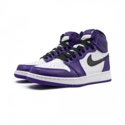 Air Jordan 1 Retro Outfit High OG Court Purple 2.0 White Women Men AJ1 Shoes 555088 500 