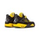Air Jordan 4 Retro Thunder Black White Tour Yellow Mens  308497 008
