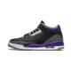 Air Jordan 3 Retro Court Purple Black Mens  CT8532 050